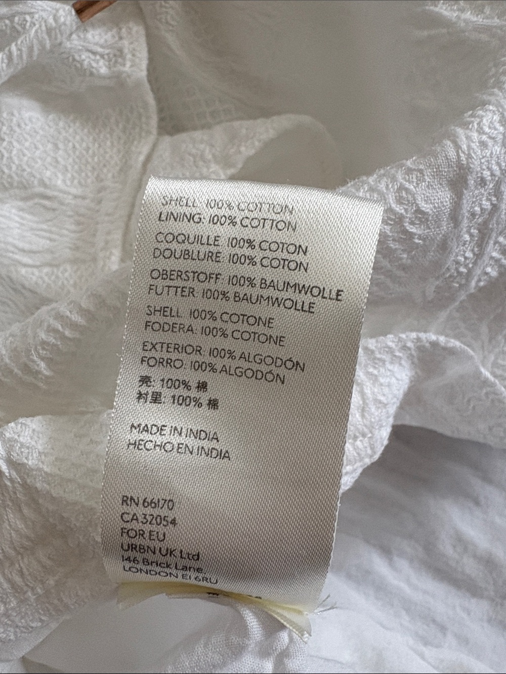 Anthropologie Women’s White Ruffle Sleeve Top - Picture 3 of 5